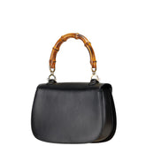 グッチ バンブー ハンドバッグ ショルダーバッグ 2WAY 000 1951 ブラック ブラウン レザー レディース GUCCI 【中古】
